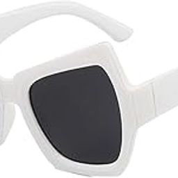 Party Sunglasses Vintage Asymmetric Unisex For Hip Hop Dance Party Birthday White | Womens Accessories | Sunglasses & Fashion Eyewear | Sunglasses-picture-11