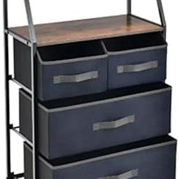 CARTNOVA‚Versatile 4-Drawer Closet Organizer with Shelves: Maximize Space & Organize Your Clothes Efficiently-26