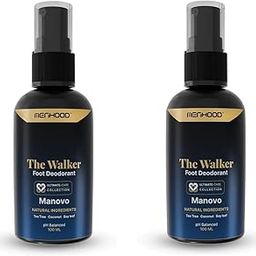 MENHOOD The Walker- Natural Foot Spray | Antifungal Foot Deodorant | Athletes Foot Spray | Removes After Shoes Smell, All Day Freshness, Prevents Cracked Heals, No Stinking Feet | 100 ML-image-43