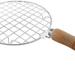 Taluka Stainless Steel Papad Jal iRoti Jari Roti Jali Roast Grill Papad Roaster Grill Chapati Toast Grill Wooden Handle Jali Barbecue-image-39