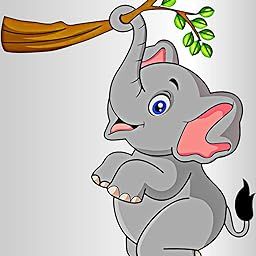 RNG Graphics Pvc Vinyl Elephant Animal Wall Sticker For Kids Room, Cartoon Stickers Room Decoration Items Art Multicolor, Modern, 60 Cm X 70 Cm, Self-Adhesive, Wall, 600 Mm-image-78