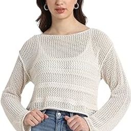 Women's Cotton Blend Casual Sweater-image-100
