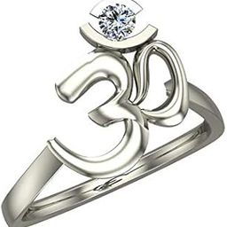 18k (750) White Gold Diamond Ring for Women-image-75