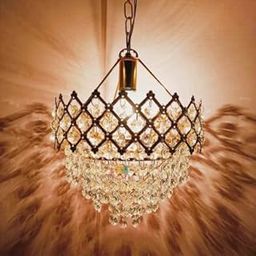 Mahganya Metal 3280 Decoration New Fancy Modern Ceiling Lamp with All Fixtures & Fitting (Multicolour) (Medium)-picture-16