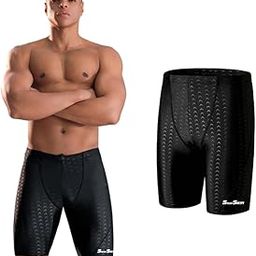 Men's Swimming Trunks - Quick Dry, Stretchy Polyester with Compression Fit, Close-Fit Swim Shorts for Training, Beach & Pool-image-87