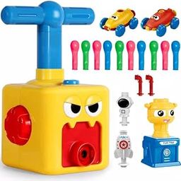 Cable World Balloon Launcher for Kids, Power Balloon Car Toy for Kids, Manual Balloon Pump Cars Toys for Boys Girls (Multi Color) set of 20 material Plastic;Acrylonitrile Butadiene Styrene-26