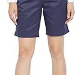 Blue Color Cotton Lycra Women's Shorts (HYPW03418)-image-34