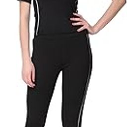 Benzos Women's Body Fitted Gym Running Sports Track Suit | Regular Casual Fit | Track Suit for Girls & Women | Fabric - Polyester Blend-image-61