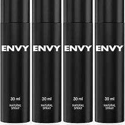 ENVY Natural Spray Men Perfume - 30ML Each (Pack of 4) | Long Lasting Eau de Parfum Scent Fragrance For Men-81