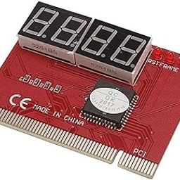 Madhabi Universal Motherboard Diagnostic POST Card Tester - PCI/PCIe/LPC Debug Analyzer Tool for BIOS Error Code Detection & Troubleshooting - Red Board for Laptop & Desktop PC Hardware Repair-image-94