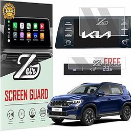 ZEIR Screen Protector For KIA SONET 2024 FACELIFT - 8 INCH Infotainment + FREE AC PANEL Guard | Sonet HTK HTK+ PLUS HTX | Anti Scratch | TouchScreen Accessory [Not Tempered Glass]-image-99