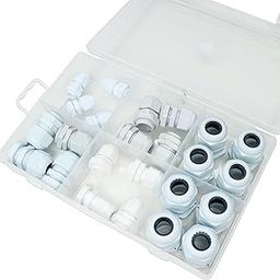 Electronic Spices Combo of Cable Gland (All Values PG7, PG9, PG11, PG13.5, PG16, PG19) Cable Gland Connector-4