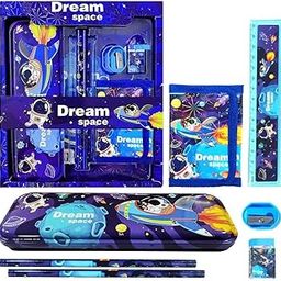 Toy Imagine Stationery for Kids Best Return Birthday Gift for Boys Girls Educational Learning Stationery kit Set for Kid (12 Space Set)-26