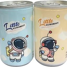 SHAKTISM Portable Mini Wet Wipes Tin Case, Unicorn, Space, Copy Bare Theme, 60 Pieces, Pack of 2 (Astronaut)-17