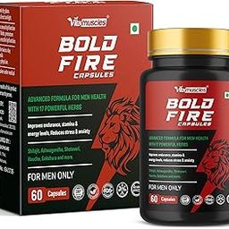 Bold Fire Capsules For Men | For Stamina, Muscle Growth | Ayurvedic Medicine - 60 Capsules (60)-22