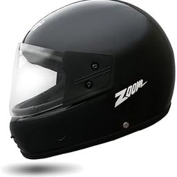 STISS Strong & Durable Stylish Black Helmet Matt Finish Full Face Scooter & Bike Helmet | Scratch Resistance and Silicone Glass Protection Black-11