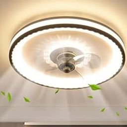 Smartway® 70 Watt Aves Modern Ceiling Fan Chandelier BLDC Noiseless Fan Motor + ABS Blade Decorative LED Light 3 Color Mode (Warm, Cold & Natural White) with Remote-image-93
