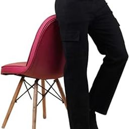 Jogger Fit Cargo Denim Jeans, Black, Baggy Style with Multiple Pockets (in, Numeric, 30, Regular, Black)-image-6