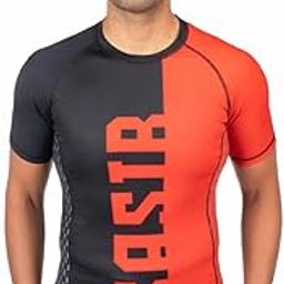 Yin & Yang Rashguard Compressions - Red | Black Half Sleeves-image-12