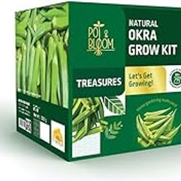 Treasures Okra Kit – Complete Gardening Set with Okra Seeds, CocoPot, Plate, Water Spray, Nutrition Powder, Potting Mix, and Instruction Manual for Easy Growing & Harvesting Fresh Okra-image-89