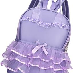 CLUB BOLLYWOOD The Style Sutra Tutu Dress Backpack Princess Kids Girls Dance Bag for Gymnastics Latin Dance Violet-image-76