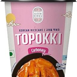 Good Seoul Korean Rice Cake Topokki Carbonara Flavour • Spicy, Sweet and Delicious, 4 oz ℮ 113 g-image-32