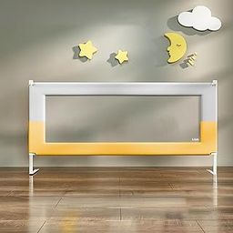 StarAndDaisy Baby Bed Guard Rail with Hight Adjustable/Portable Single Side Bed Rail for Toddler's Safety(T-1.5m)-image-20