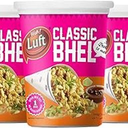 Wah Luft Bhel Puri Cup - 100g (Pack of 3), Instant & Delicious Namkeen Snack, Ready-to-Eat Crunchy Bhel Puri, Tasty & Convenient Indian Snack-image-11