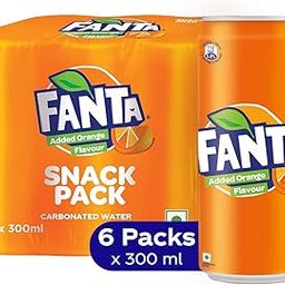 Coca-Cola FANTA® Orange Flavored Cold Drink | Soft Drink with Added Orange Flavour | Delicious Orangey Flavor| Recyclable Can, 300 ml (Pack of 6)-15