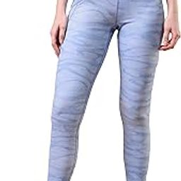 Women's High Rise Skinny Fit Activewear Printed Tights with Quick Dry, SPF50+ for Running, Gym and Sports-image-10