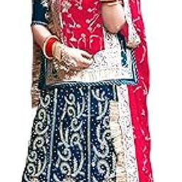 Royal Rajasthani Bridal Lehenga in Red Shinnings – Timeless Elegance with Golden Embroidery-image-36