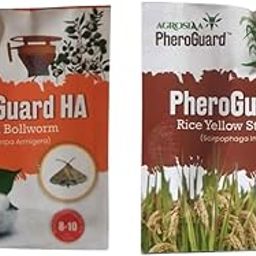 Agrosiaa PheroGuard HA Cotton Bollworm Lure - Helicoverpa Armigera | Agriculture Use | Pack of 5 | & | SI Rice Yellow Stem Borer Lure - Scirpophaga Incertulas | Pack of 5-image-40