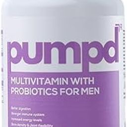 Pumpd Multivitamin With Probiotic With Men | Multi Vitamins For Men For Stronger Immunity & Bones, Better Digestion, Increased Energy Levels | Multivitamins & Multiminerals | 90 Tablets-image-72