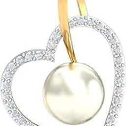 14KT Yellow Gold Onie Pearly Heart Pendant for Women-image-59