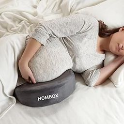 Pregnancy Pillow | Memory Foam Maternity Pillow Wedge for Supporting Belly, Back During Pregnancy - Provides Soft-Support to The Baby Bump (Grey)-26
