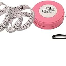 Golden Tailor Tape 2 MTR Retractable Tape Measure For Cloth, Body Measurements, Tailoring (Pink)-image-90