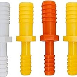 ESEKSAFAR Garden pipe jointer with Adjustable Hose clamp set for House and garden pipe (5pc (3/4”X 1/2") Garden pipe jointer 4pc Clamp)-image-77