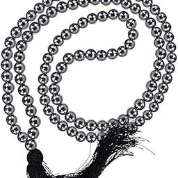 Takshila Gems® Magnet Mala 108+1 (6 mm) Beads Knotted Mala Lab Certified Magnetic Mala Chumbak-image-41