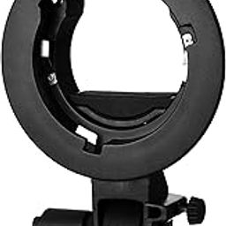 Amazon Basics S2 Bracket | Bowens Mount| Precise Tilt Control | for Speedlite Flash, Barn Door Kit, Softbox, Snoot, Reflector, Beauty Box | Camera Photography & Videography-image-6