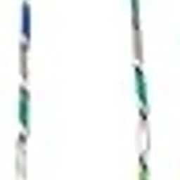 (Pack of 1 Thin rainbow and Silver Coloured chain for men- stainless steel Chain-10
