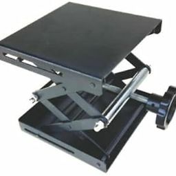 GLAB Laboratory Stand Table Scissor Lift Laboratory Stainless Steel Lab Jack 100x100mm Experiment Tool-image-59