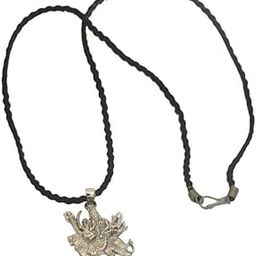 Goddess Durga Maa Giving Blessing Sitting On Tiger Pendant Silver Stainless Steel Pendant Necklace Chain For Men And Women-image-24
