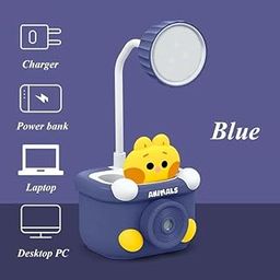 Teksbar 2-in-1 Pencil Sharpener with LED Small Table Lamp – Creative Study Desk Accessory for Kids & Students-image-43