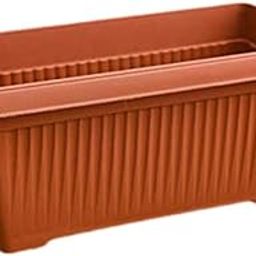 Creative Farmer Plastic Decorative Flower Pot Rectangle (30 * 15 * 14Ht Cm) Colour : Terracotta (Pack of : 1Nos)-image-41
