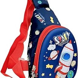 Cartoon Crossbody Sling Bag for Boys (1 pcs) Portable Shoulder Bag with Adjustable Strap for Commuting Cartoon Travel Outdoor Activities Cycling Sling Bag-image-15