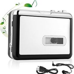Tobo Cassette Player Tape to MP3 Converter Retro Walkman Auto Reverse Portable Audio Tape Player with Earphone; No Need Computer(TD-150CA-03)-3
