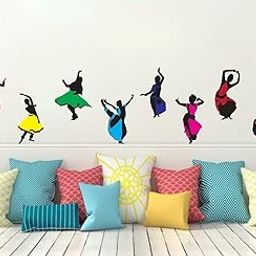 Wallstick Dancing Girls wallstickers (Vinyl 150 cm x 40 cm)-picture-13