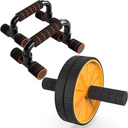 PRO365 Combo Home Gym Equipment/Ab Roller and Push Up Bar/Calisthenics Equipment-31