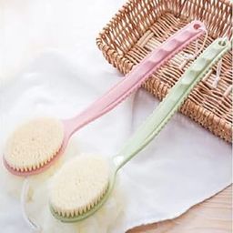 Blackvelour 2 in 1 Bath Back Scrubber | Long Handle Double Side Bath Body Brush with Soft Loofah for Men & Women (Pack of 2, Multicolor)-image-77
