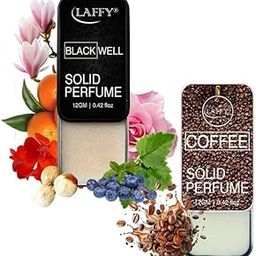 LAFFY BLACK WELL & COFFEE Solid Perfume | Date Ready Pocket Size Body Fragrance for Men & Women - 12g (Pack of 2)-image-86